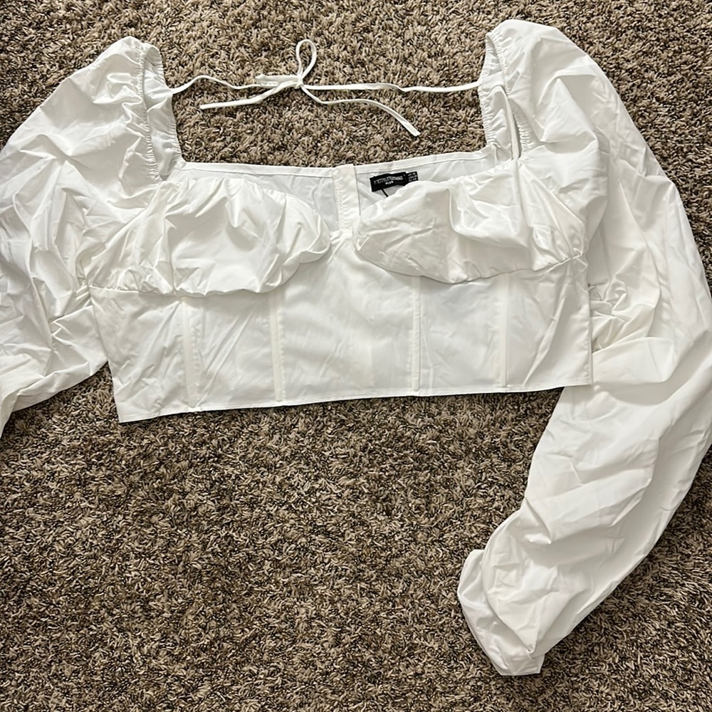 Pretty Little Thing Plus corset top NWT